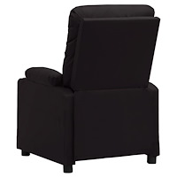 vidaXL Massagefåtölj svart konstläder