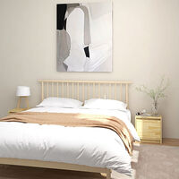 vidaXL Sängbord 2 st 40x30,5x40 cm massiv furu