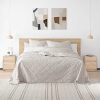 vidaXL Sängbord 40x31x50 cm massiv furu