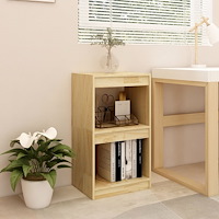 vidaXL Bokhylla 40x30x71,5 cm massiv furu