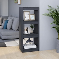 vidaXL Bokhylla/Rumsavdelare 40x30x103,5 cm massiv furu