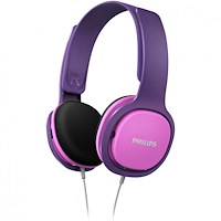Philips Hörlurar On-Ear Barn Volymbegränsning Kabel SHK2000PK/00 Rosa