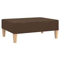 vidaXL Fotpall brun 78x56x32 cm tyg