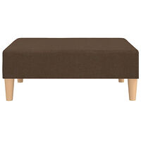 vidaXL Fotpall brun 78x56x32 cm tyg