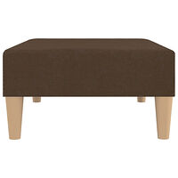 vidaXL Fotpall brun 78x56x32 cm tyg