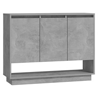 vidaXL Skänk betonggrå 97x31x75 cm konstruerat trä