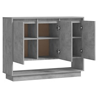 vidaXL Skänk betonggrå 97x31x75 cm konstruerat trä
