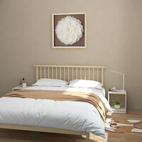 vidaXL Sängbord 2 st vit 35,5x33,5x41,5 cm massivt furu