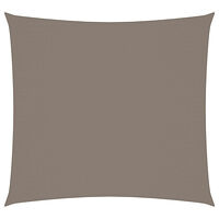 vidaXL Solsegel oxfordtyg fyrkantigt 7x7 m taupe