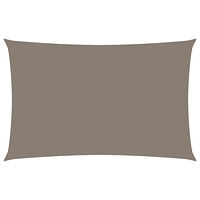vidaXL Solsegel oxfordtyg rektangulärt 2,5x5 m taupe