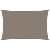 vidaXL Solsegel oxfordtyg rektangulärt 3x6 m taupe