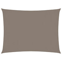 vidaXL Solsegel oxfordtyg rektangulärt 4x6 m taupe