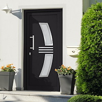 vidaXL Ytterdörr antracit 108x208 cm