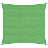 vidaXL Solsegel 160 g/m² ljusgrön 3x3 m HDPE
