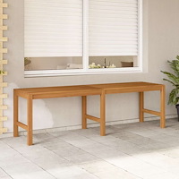 vidaXL Trädgårdsbänk 150 cm massiv teak