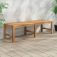 vidaXL Trädgårdsbänk 150 cm massiv teak