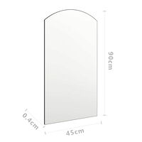 vidaXL Spegel 90x45 cm glas