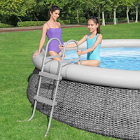 Bestway Bestway Poolstege Flowclear 2 steg 84 cm