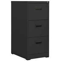 vidaXL Dokumentskåp antracit 46x62x102,5 cm stål