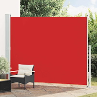 vidaXL Infällbar sidomarkis 220x300 cm röd