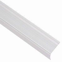 vidaXL Trappnäsor i L-form 5 st aluminium 100 cm silver
