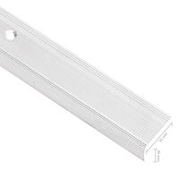 vidaXL Trappnäsor i L-form 5 st aluminium 100 cm silver