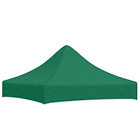 vidaXL Tak till partytält 2x2 m grön 270 g/m²