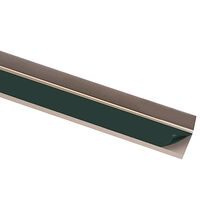 vidaXL L-formade halkskydd för trapp 5 st aluminium 100 cm brun