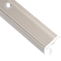 vidaXL Trappnosar i L-form 5 st aluminium 100 cm champagne