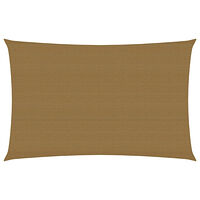 vidaXL Solsegel 160 g/m² taupe 5x7 m HDPE