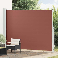 vidaXL Infällbar sidomarkis 220x300 cm brun