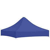 vidaXL Tak till partytält 2x2 m blå 270 g/m²