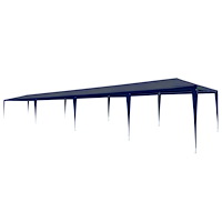 vidaXL Partytält PE 3x12 m blå