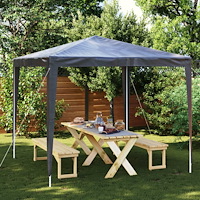 vidaXL Professionellt partytält 2,5x2,5 m antracit 90 g/m²