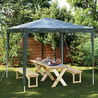 vidaXL Professionellt partytält 2,5x2,5 m grön 90 g/m²