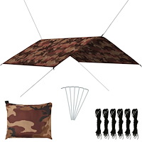 vidaXL Tarp 4x4 m kamouflage