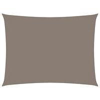 vidaXL Solsegel oxfordtyg rektangulärt 2,5x3,5 m taupe