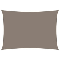 vidaXL Solsegel oxfordtyg rektangulärt 3x5 m taupe
