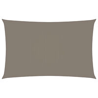 vidaXL Solsegel oxfordtyg rektangulärt 4x7 m taupe