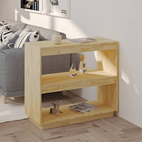 vidaXL Bokhylla 80x35x71 cm massiv furu