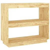 vidaXL Bokhylla 80x35x71 cm massiv furu