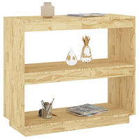 vidaXL Bokhylla 80x35x71 cm massiv furu