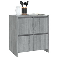 vidaXL Skänk grå sonoma 70x41x75 cm konstruerat trä