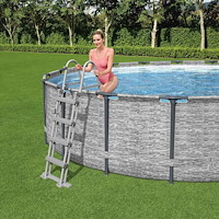Bestway Bestway Poolstege Flowclear 4 steg 122 cm