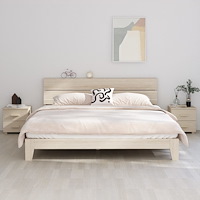 vidaXL Sängbord HAMAR 2 st honungsbrun 40x35x44,5cm massivt trä