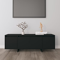 vidaXL Tv-bänk svart 120x30x40,5 cm konstruerat trä