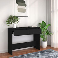 vidaXL Konsolbord svart 100x35x76,5 cm konstruerat trä