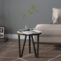 vidaXL Tebord sonoma-ek Ø35 cm MDF