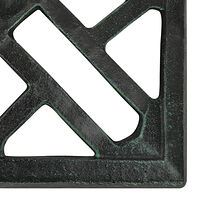 vidaXL Parasollfot grön 44x44x31 cm gjutjärn