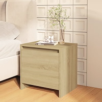 vidaXL Sängbord sonoma-ek 45x34x44,5 cm konstruerat trä
